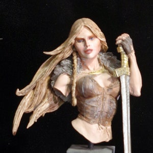 Vallit - Collectible Hand Painted 3D Figure Resin Art Statue Model - FREE SHIPPING