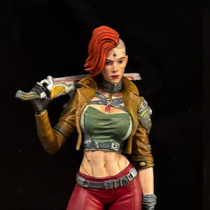 Cyberpunk Waifu - Hand painted collectible figure - FREE SHIPPING