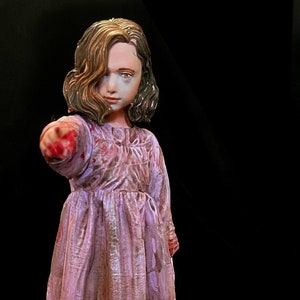 Key Girl - hand painted collectible figure - FREE SHIPPING