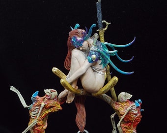 Hand Painted Resin Figure by Nekro – Collectible Sculpture
