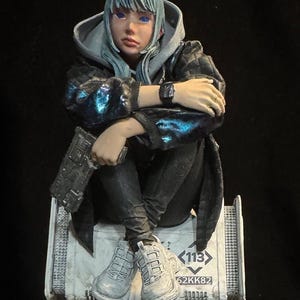 Slacker - Collectible Hand Painted 3D Figure Resin Art Statue Model - FREE SHIPPING