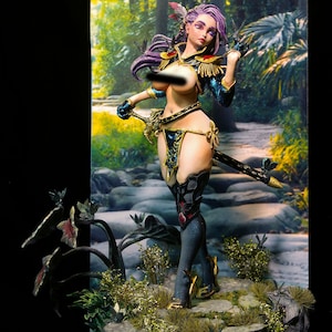 Heliog - hand painted collectible diorama - FREE SHIPPING