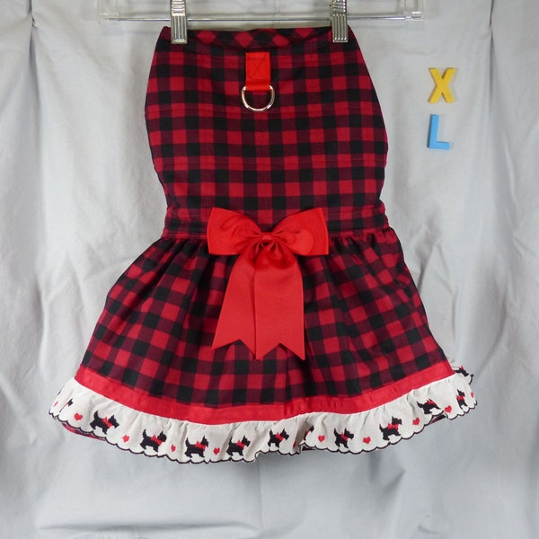 Scottie Dog Dress Etsy