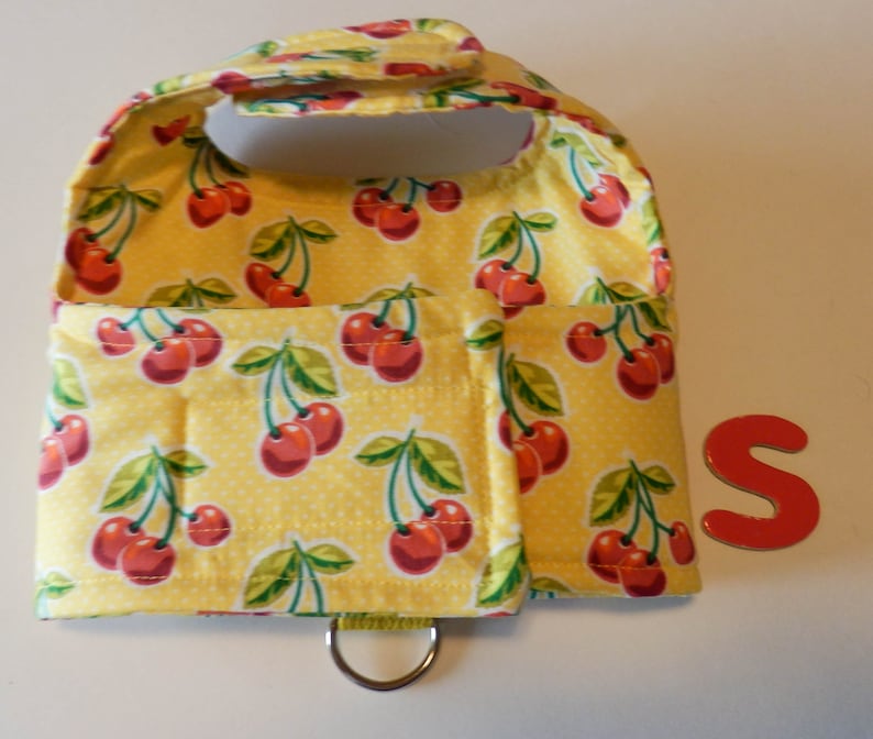 Harness Yellow with Cherries Small Dog