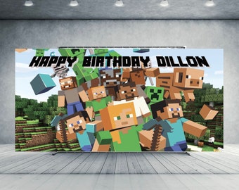 Minecraft Banner Etsy
