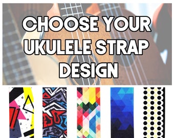 Ukelele riem knoopbevestiging - uw keuze Ukelele riem -Comfortabele knoopriem