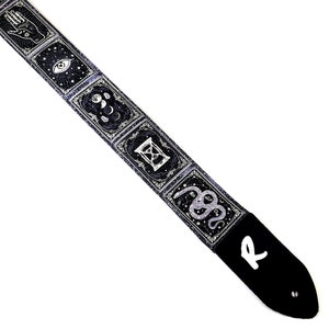 Tarot Guitar Strap -  Psychic Guitar Strap - Fortune Teller Guitar Strap - Double Padded - Comfortable