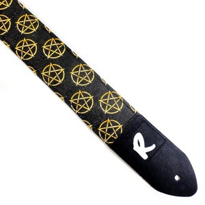 Occult guitar strap shop
