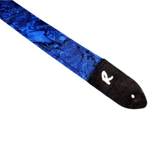 Ocean guitar strap top