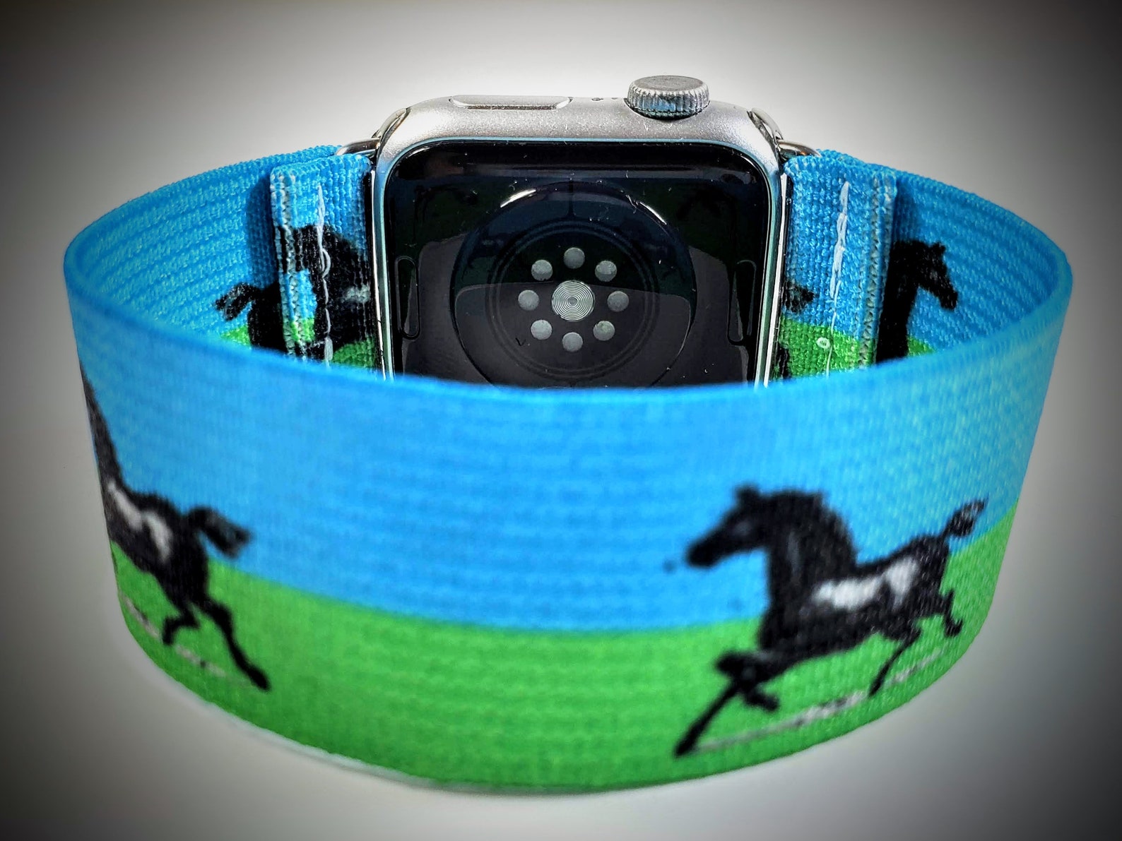 Horse Elastic Watch Band for Apple Watch 38mm 40mm 42mm Etsy