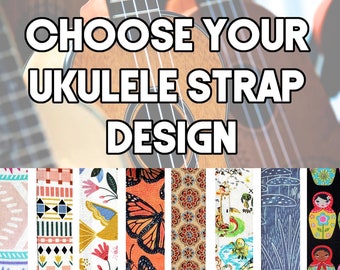 Ukulele Strap - Your Choice Ukulele Strap - Double Padded Universal Ukulele Strap