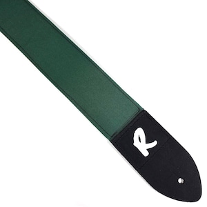 Forrest Green Guitar Strap - Dark Green Guitar Strap - Adjustable -Double Padded-Durable-Super Soft