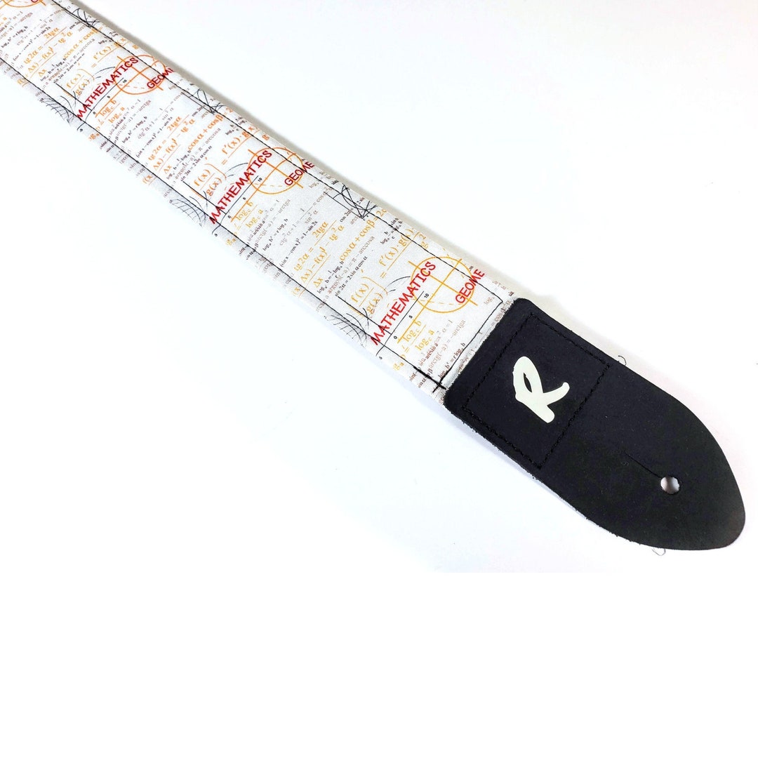 Mathematic Equation Guitar Strap Calculus Guitar Strap Etsy
