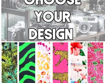 Choose Your Camera Strap -Your Choice Peacock Zebra Rainbow Leopard Flamingo Roses Camera Strap-Double Padded Comfortable-DSLR/SLR