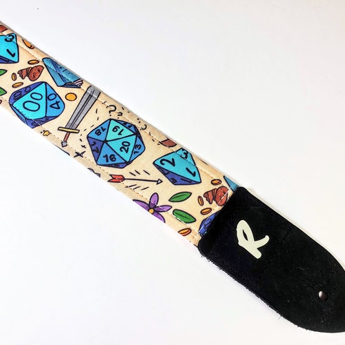 Pink Sparkle Glitter Guitar Strap Made of 60s Glam Metal Etsy