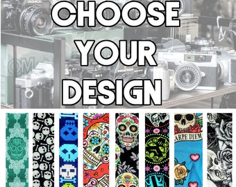 Sugar Skull Camera Strap - Your Choice Skull Camera Strap - Double Padded Comfortable-DSLR / SLR