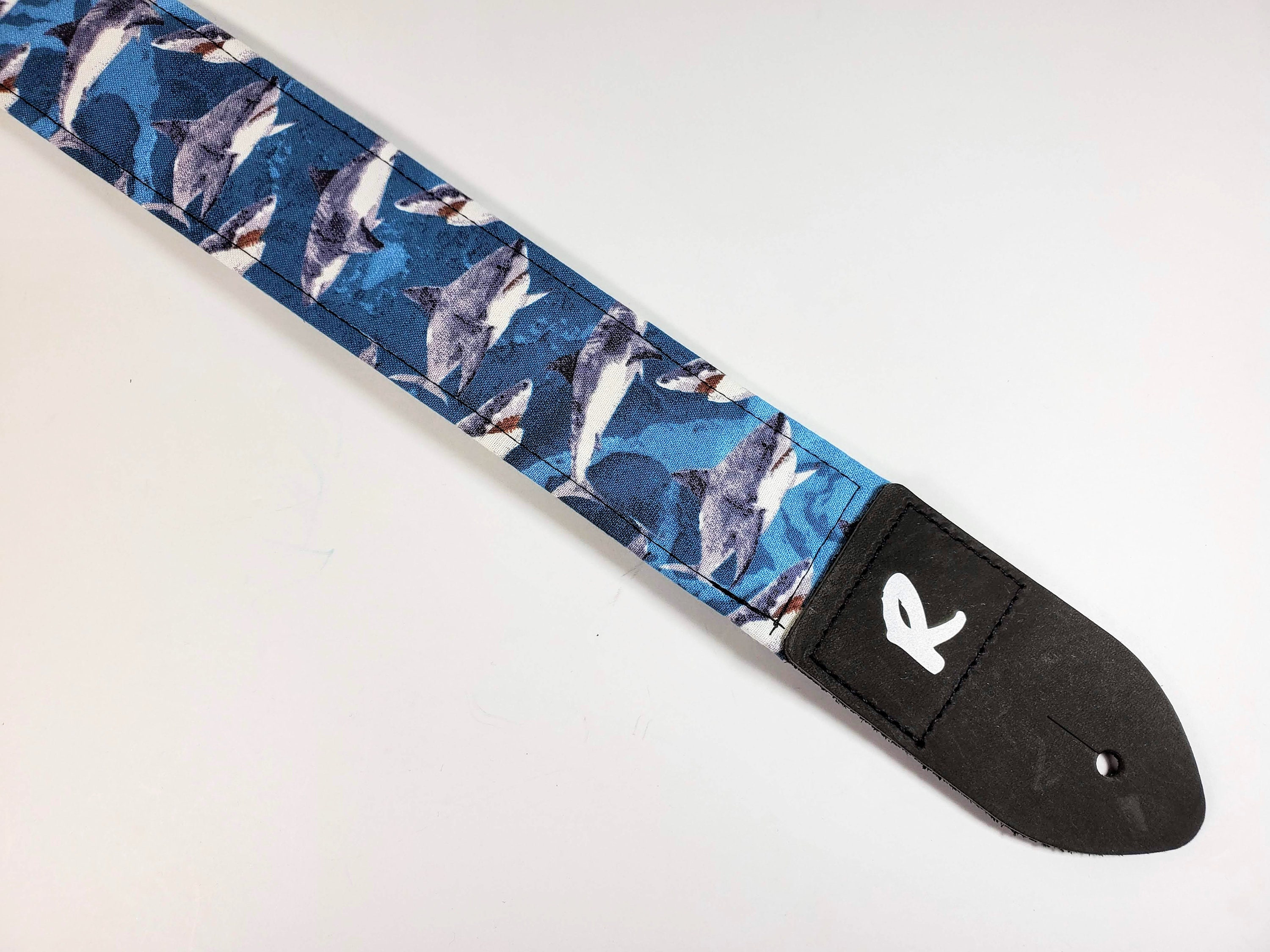 Shark guitar strap deals