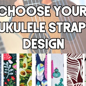 Ukulele Strap - Your Choice Ukulele Strap - Double Padded Universal Ukulele Strap