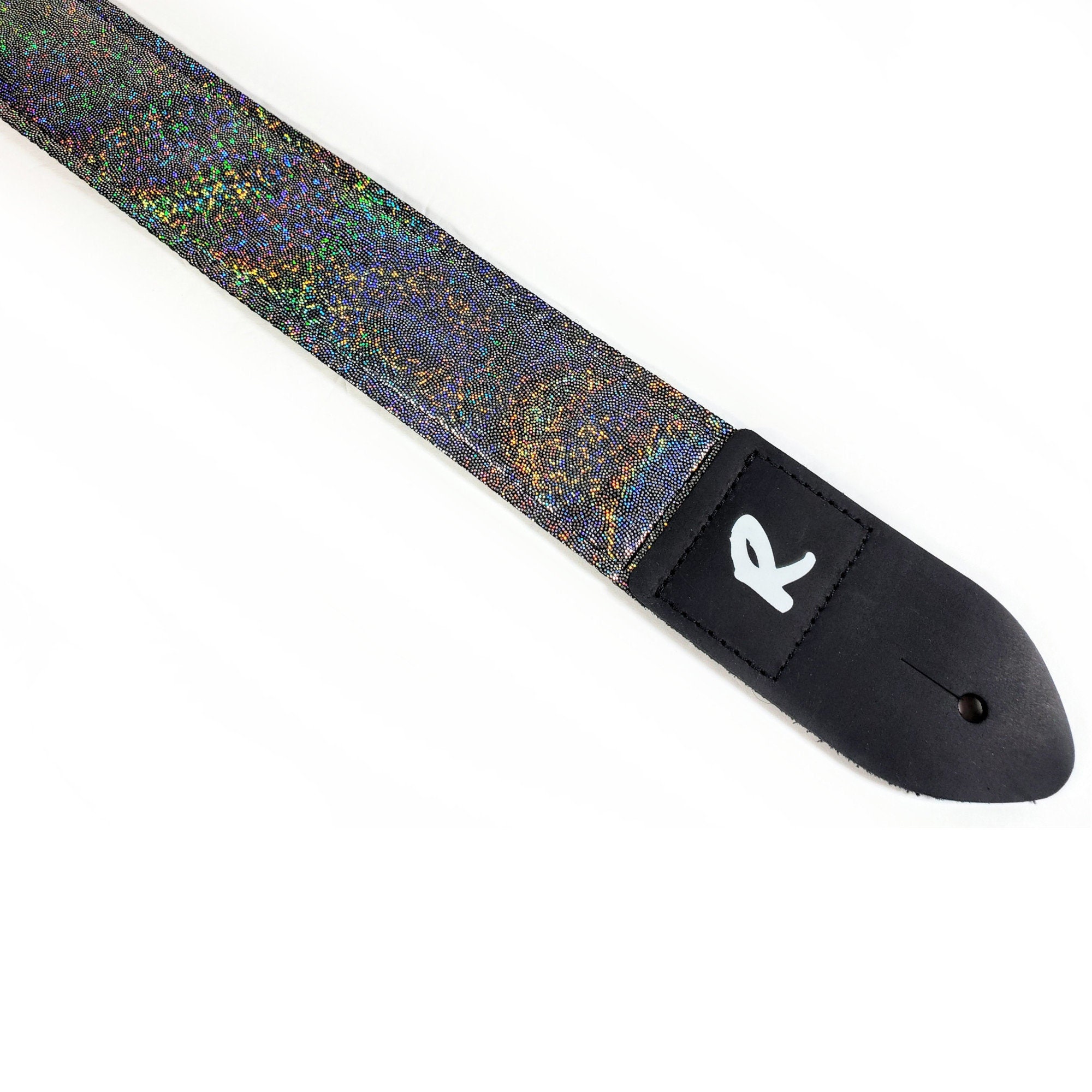 Iridescent sale guitar strap