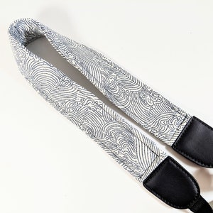 Wave Ukulele Strap - Ocean Ukulele Strap - Japanese Print Ukulele Strap - Kids and Adults