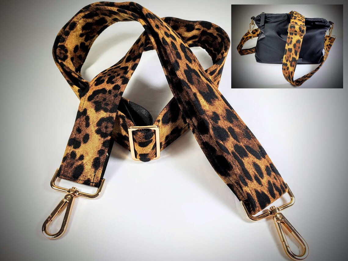 Leopard Guitar Strap Purse