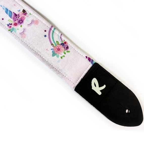 Unicorn guitar strap deals