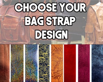 Axelrem Välj din design Gitarrväska - Glitter och sammet blommig - Anpassad hårdvarufärg - Justerbar -