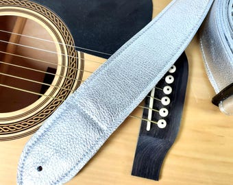 Gitarrengurt aus 100% Leder-E-Gitarrengurt aus Echtleder, E-Gitarrengurt, E-Gitarrengurt, 100% Leder