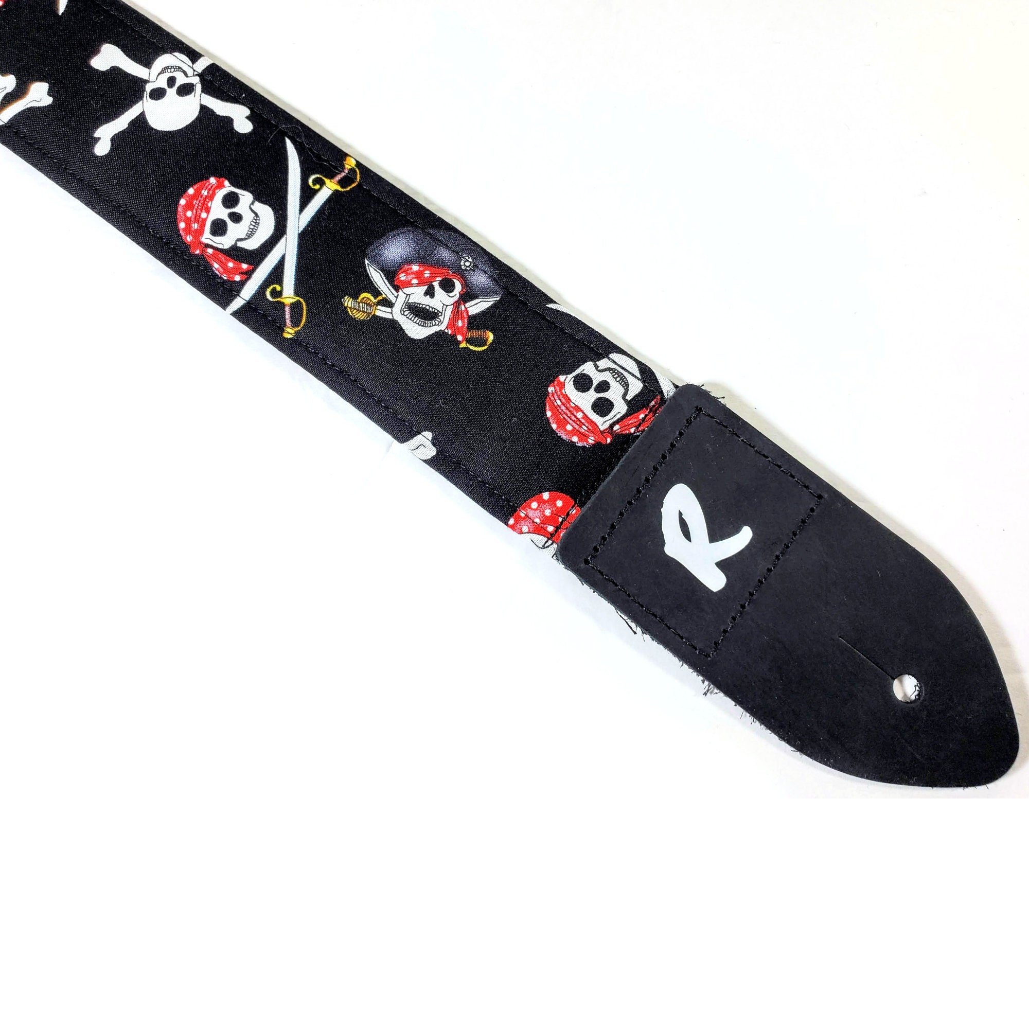 Pirate Skulls Guitar Strap Skull and Crossbones Guitar Strap