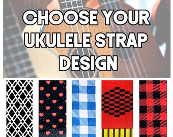 Ukulele Strap - Your Choice Ukulele Strap - Double Padded Comfortable-Universal