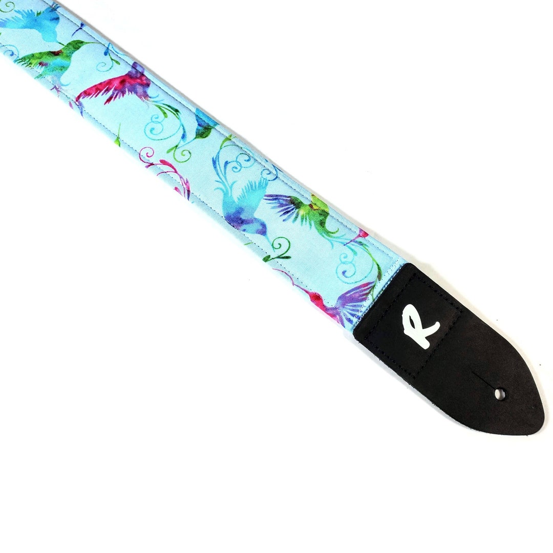 Hummingbird Guitar Strap Colorful Hummingbirds Guitar Strapdouble