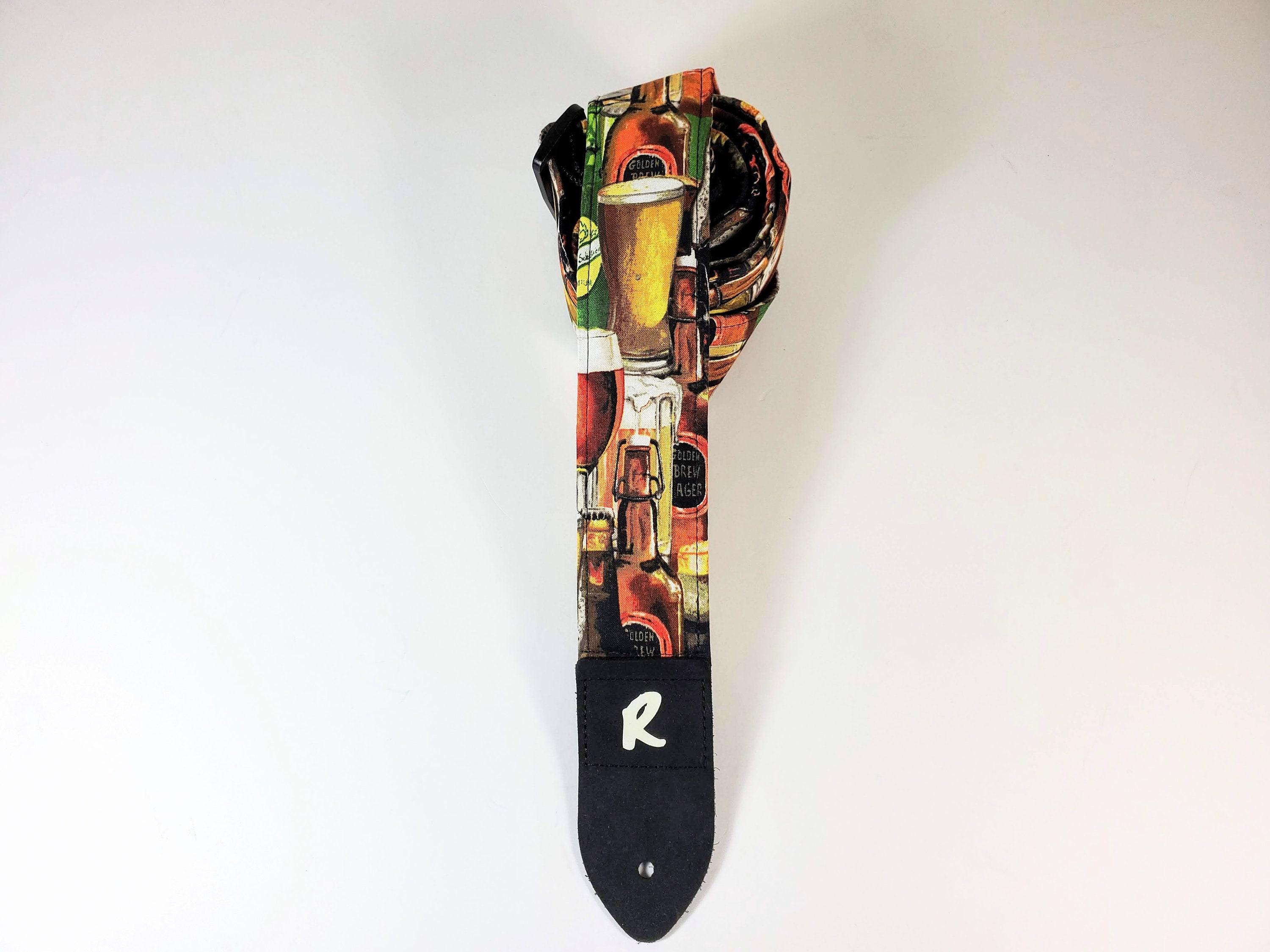 Beer and Pint Guitar StrapBeer Bottle Guitar StrapGlass of Etsy