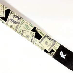 Money Guitar Strap - Dollar Guitar Strap - 100 Dollar Bill- American Currency guitar Strap