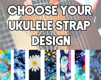 Ukulele Strap - Your Choice Ukulele Strap - Double Padded Universal Ukulele Strap