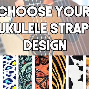 Ukulele Strap - Your Choice Ukulele Strap - Double Padded Universal Ukulele Strap