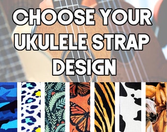 Ukulele Strap - Your Choice Ukulele Strap - Double Padded Universal Ukulele Strap