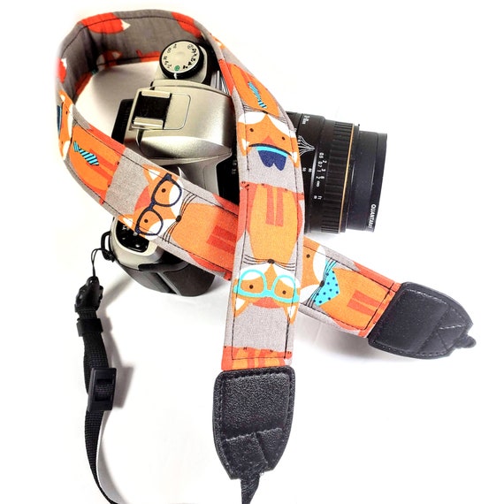 Padded Leather Camera Strap - Lucky Camera Straps