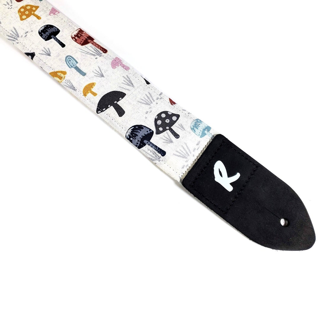 2Pcs Mushroom Head Guitar Strap Buttons Strap For Electric Acoustic Guitar Bass