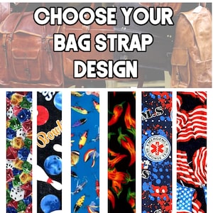 Cross Body Wählen Sie Ihre Würfel Bowling Angeln Chili EMS Design Guitar Style Taschengurt-Custom Hardware Farbe-verstellbar-Double Padded-Durable-