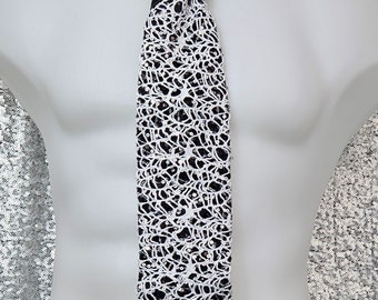 Quinn in Spider Web Lace - Sir Montie Designer Neckties Signature Collection