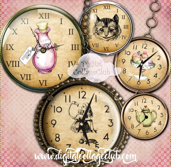 alicia en el pais de las maravillas reloj