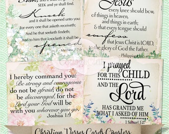 Bible Christian Quotes Verses Digital Collage Sheet Coasters Greeting Cards Cardmaking Scrapbooking Decoupage Journal Decoupage Paper Crafts