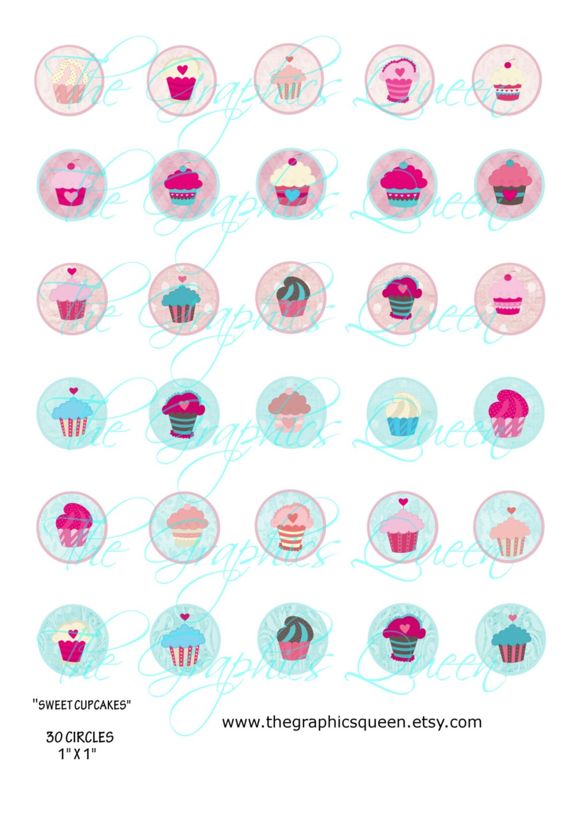 INSTANT DOWNLOAD-1 X 1 Inch Bottle Cap Images for Magnets - Etsy
