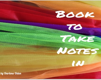 Book to Take Notes In