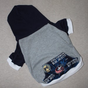 Columbus Blue Jackets Dog Hoodie / Personalization Available!