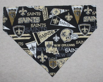 New Orleans Saints Dog Bandanna in Small, Medium, or Large