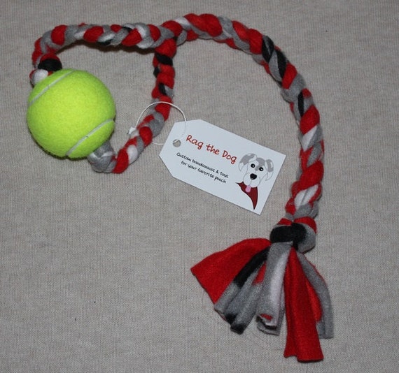Fleece ball dog clearance toy