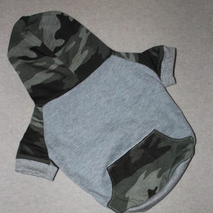 Camouflage Dog Hoodie / Personalization Available!