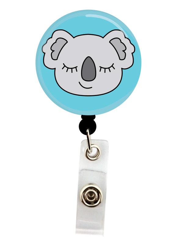 Doctor Fox Button with or without Badge Reel Retractable Name Badge Holder Interchangeable Badge Reel Gift ID Badge Holder