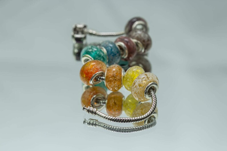 Armband med glaspärlor för kremeringsaska, smycken med aska för hundar och katter, armband med glaspärlor för minnesaska och kremeringsaska bild 6